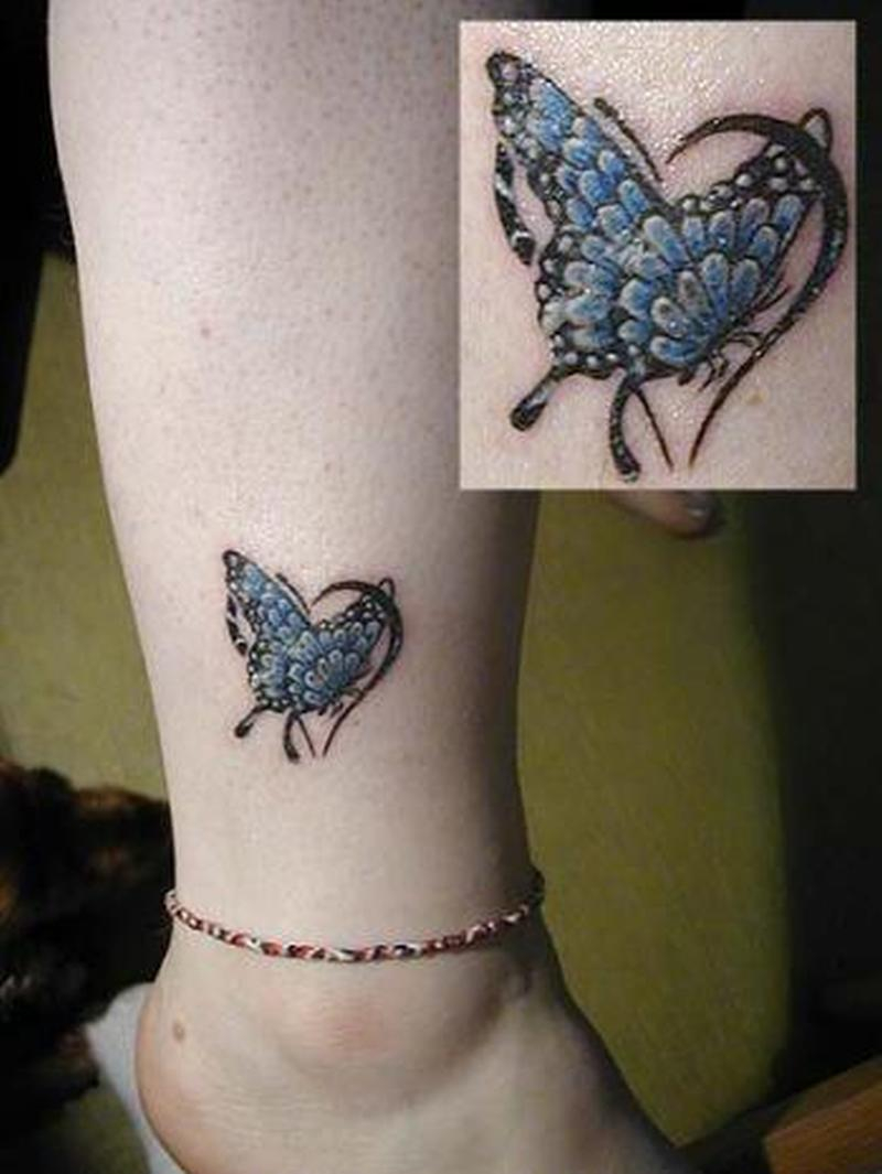 67 Butterfly Tattoos On Ankle in dimensions 800 X 1065