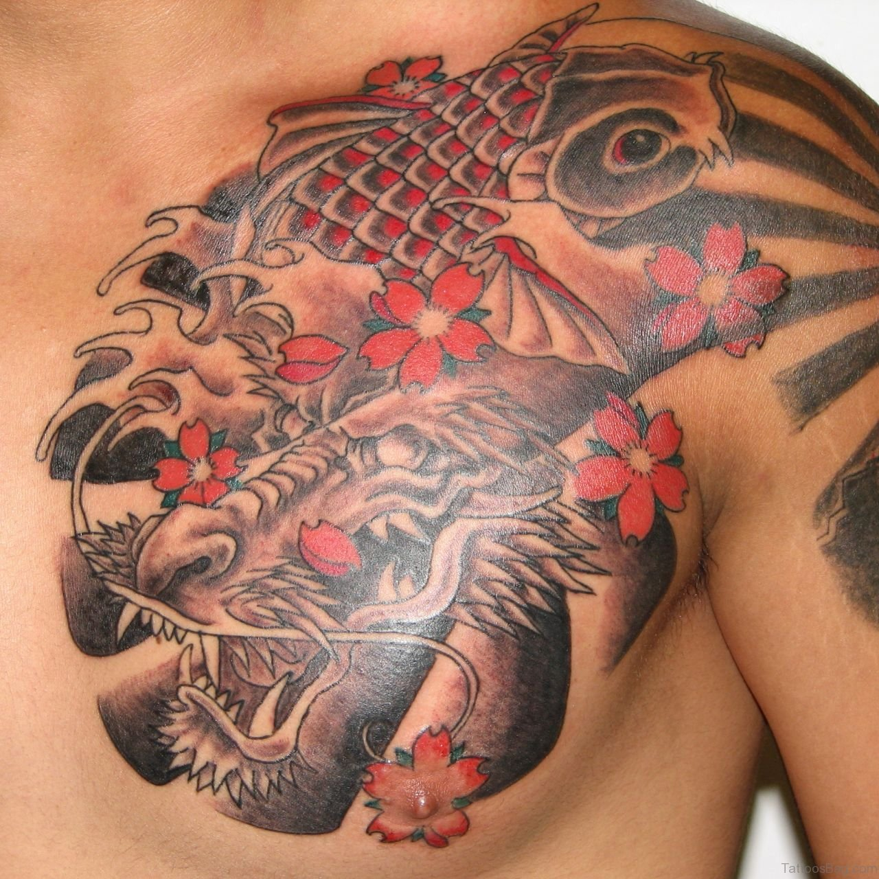 69 Cool Chest Tattoos pertaining to size 1280 X 1280