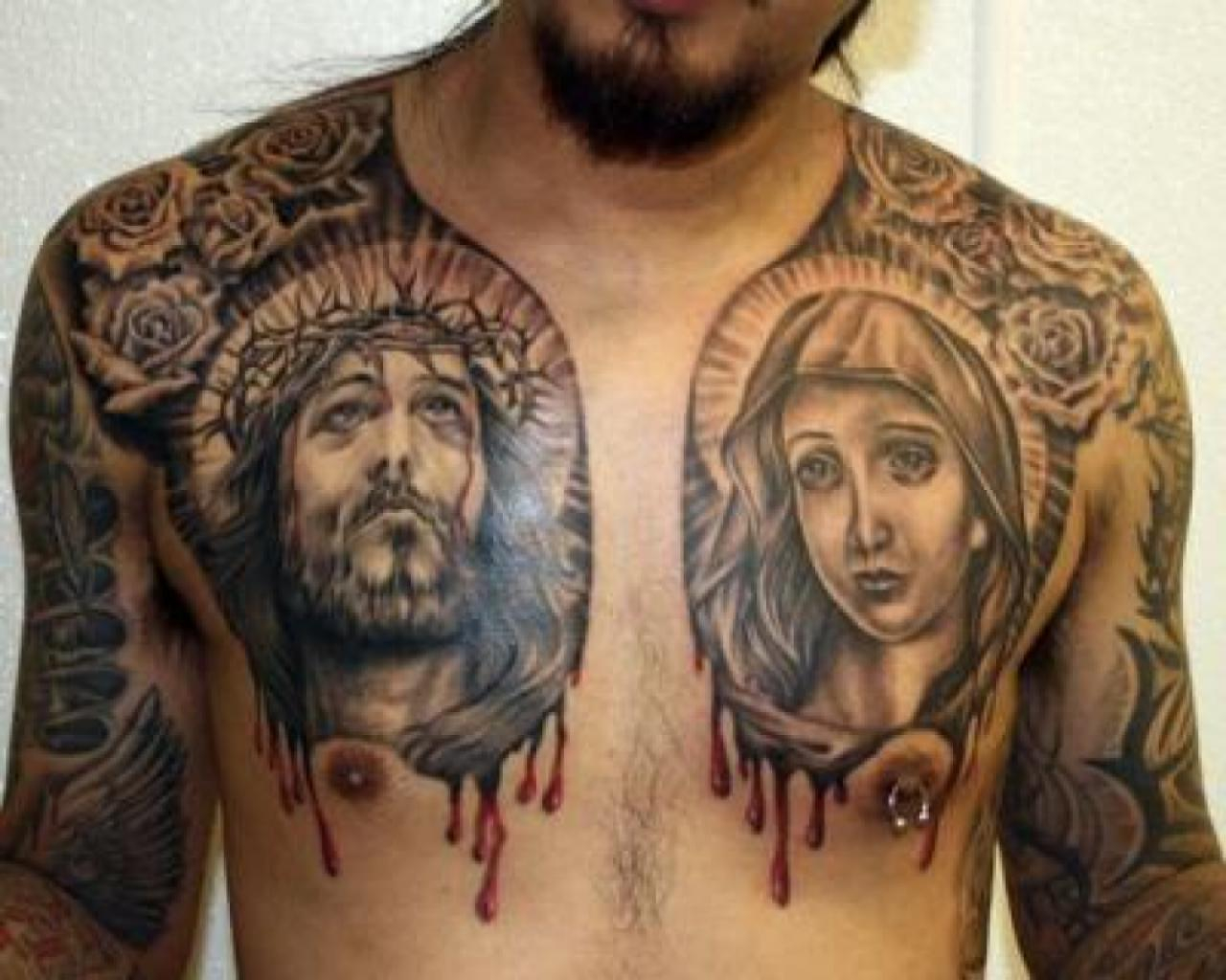 7 Spiritual Tattoos On Chest in size 1280 X 1024