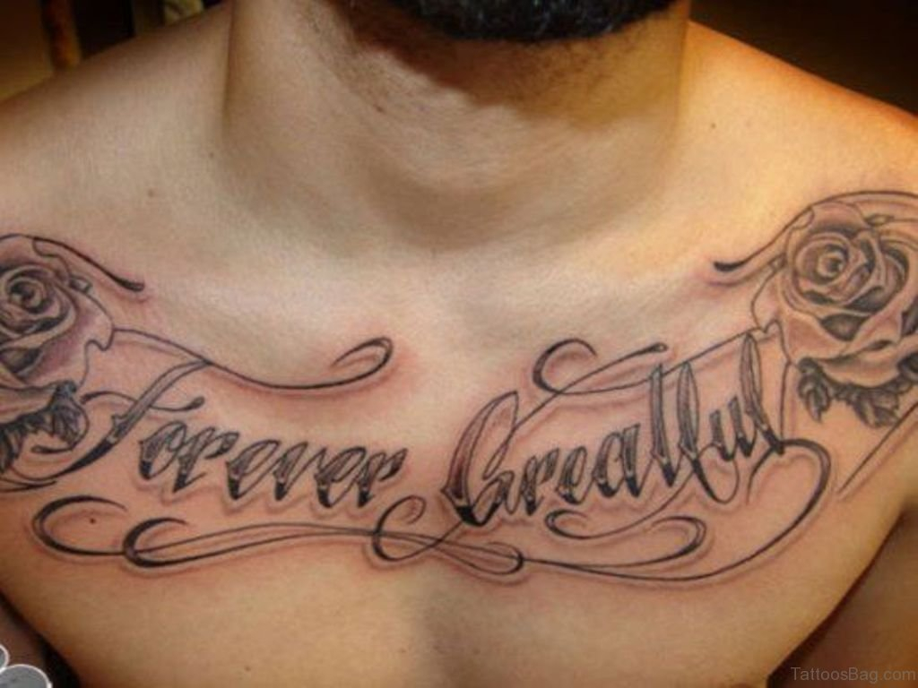 70 Alluring Wording Tattoo On Chest for measurements 1024 X 768