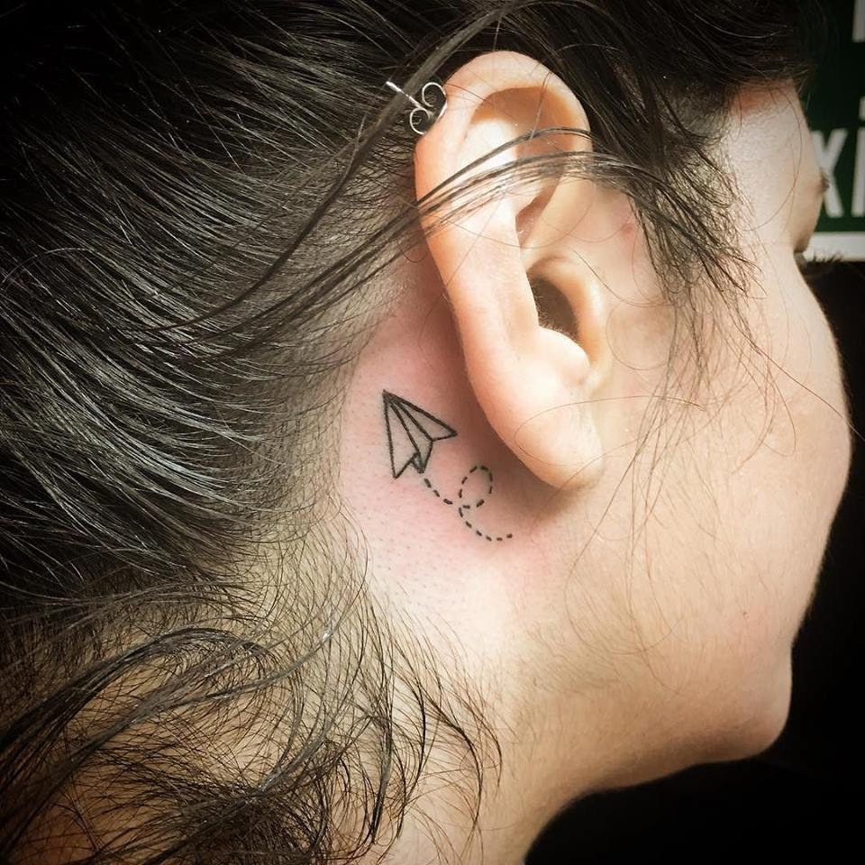 70 Best Behind The Ear Tattoos For Women with regard to proportions 960 X 960