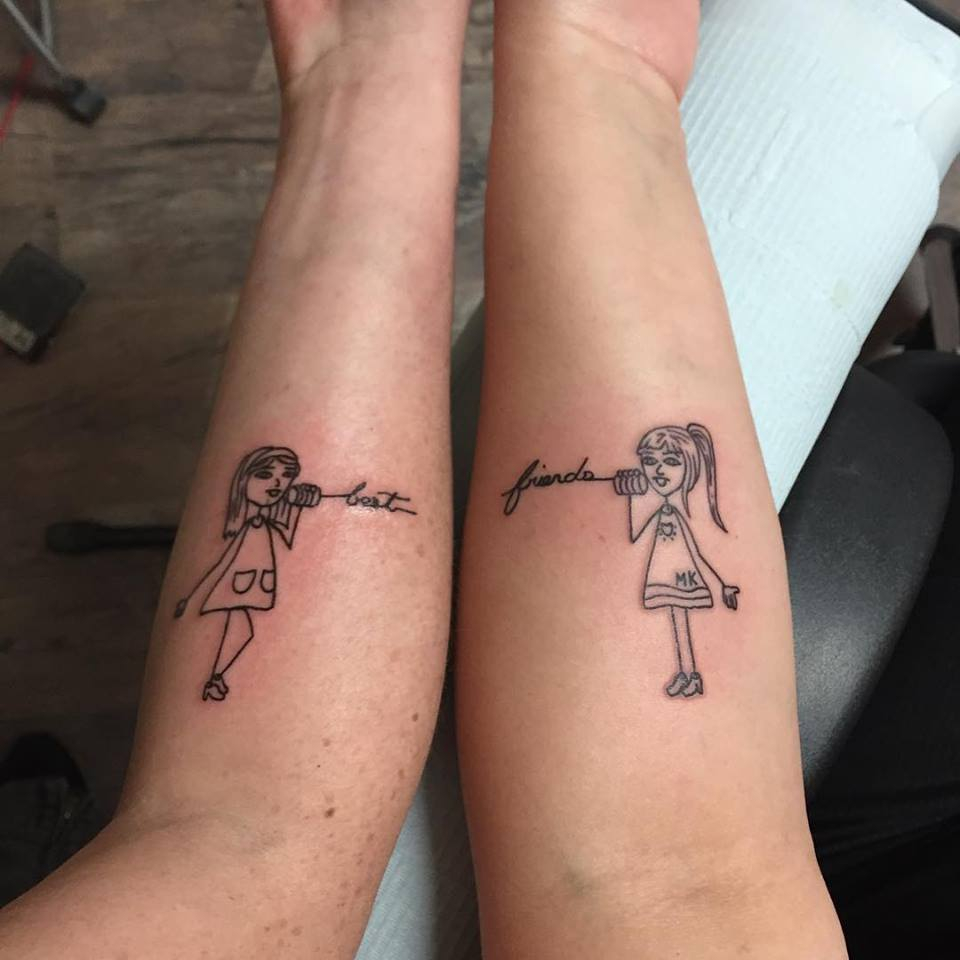 70 Popular Best Friend Tattoo Ideas That Show A Strong Bond with regard to dimensions 960 X 960