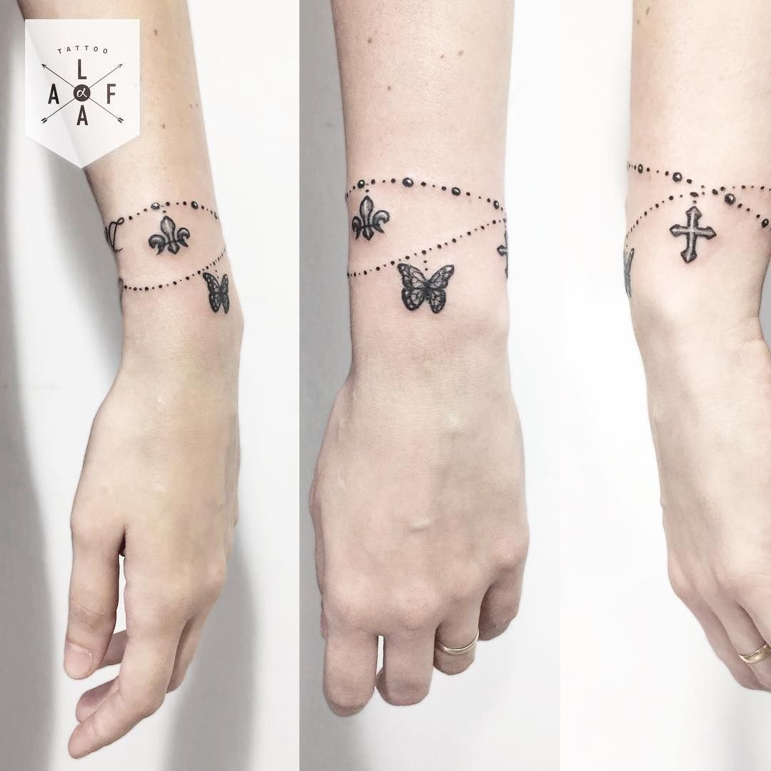 74 Bracelet Tattoo To Get Inspired If You Love Accessories Maybe with regard to proportions 1080 X 1080