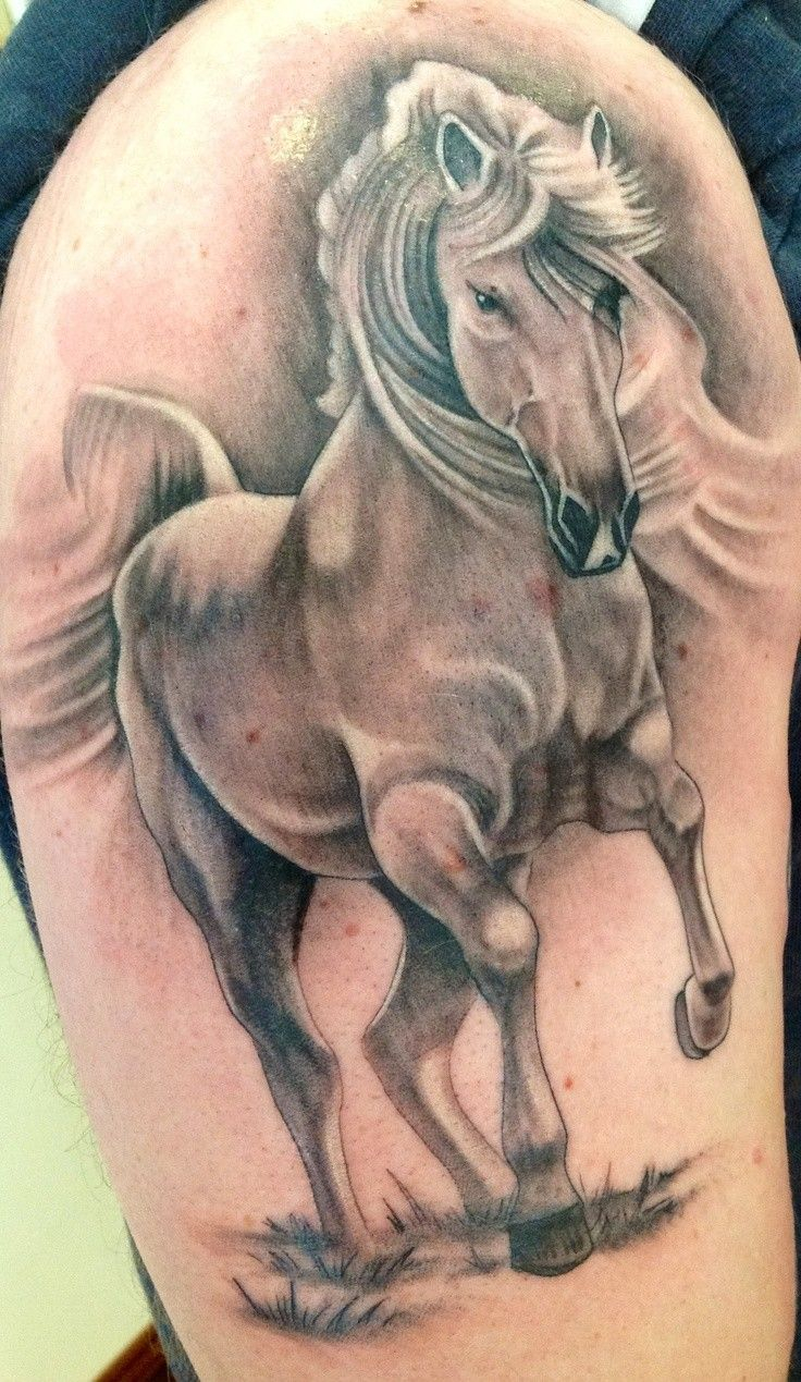 74 Latest Horse Tattoos Ideas With Meaning throughout sizing 736 X 1269