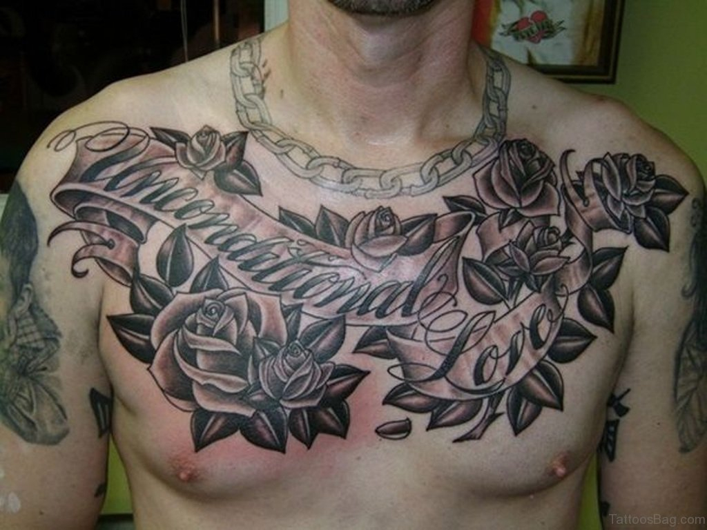 75 Appealing Chest Tattoos For Men intended for dimensions 1024 X 768