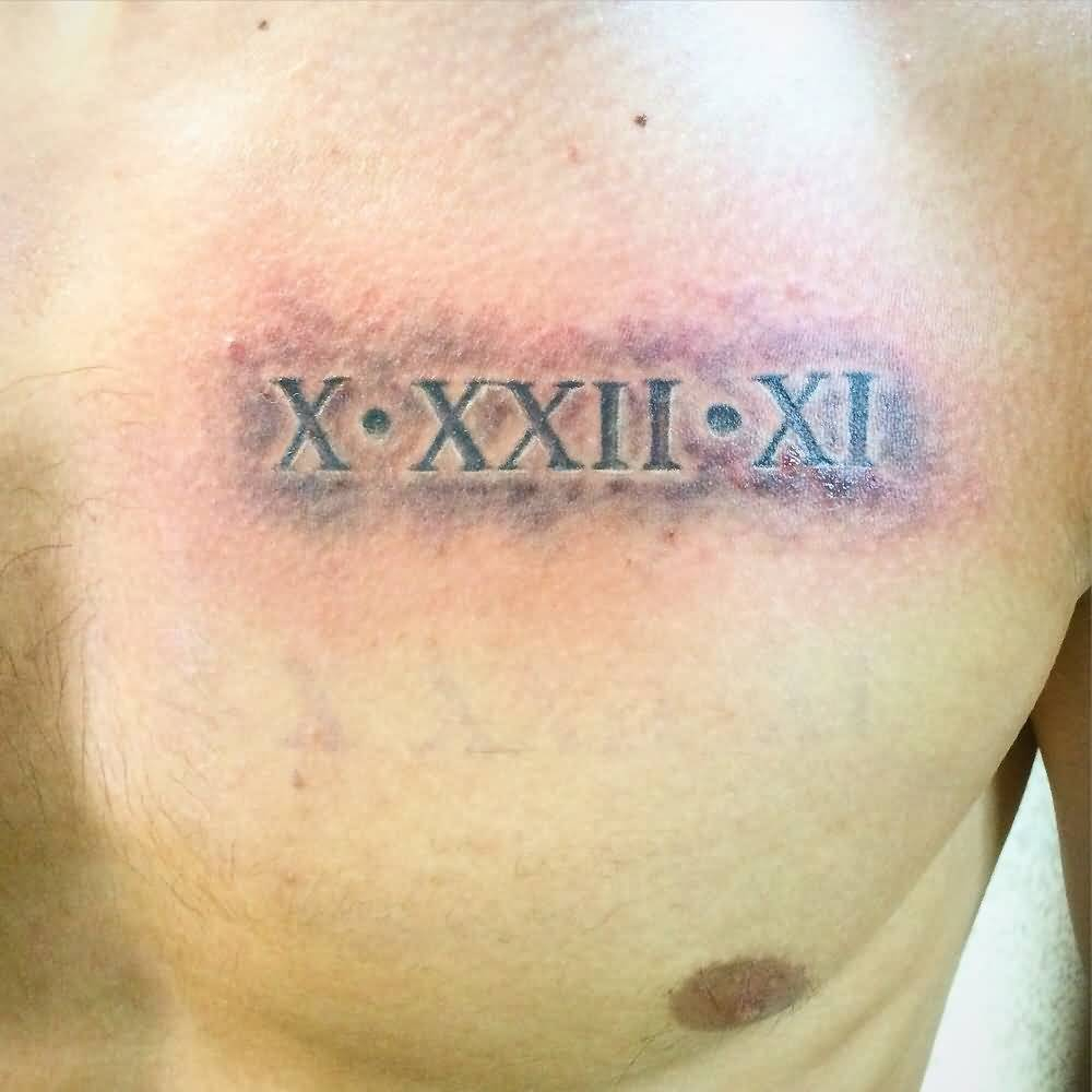 75 Incredible Roman Numerals Tattoos for dimensions 1000 X 1000