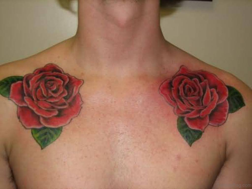 75 Pretty Flowers Tattoos On Chest for size 1024 X 768
