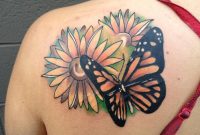 75 Sunflower Tattoos Designs Tatoo Butterfly Tattoo Designs with regard to size 1067 X 800