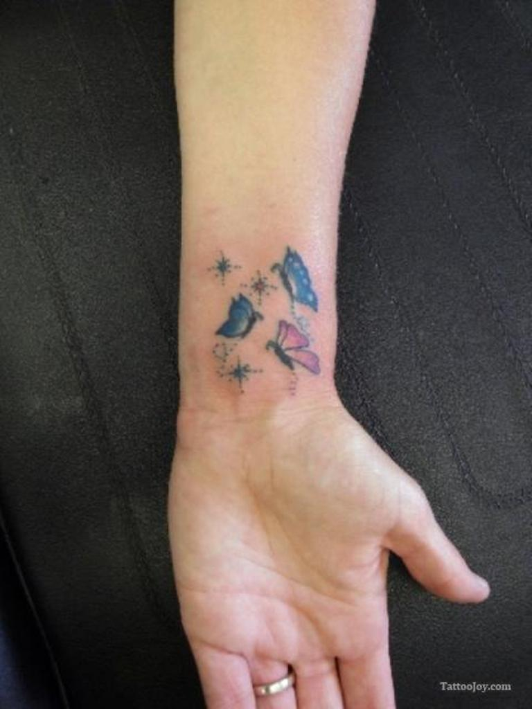 79 Beautiful Butterfly Wrist Tattoos throughout size 768 X 1024