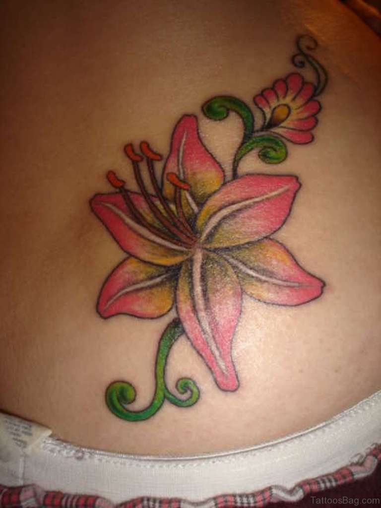 80 Attractive Lily Tattoos pertaining to proportions 768 X 1024