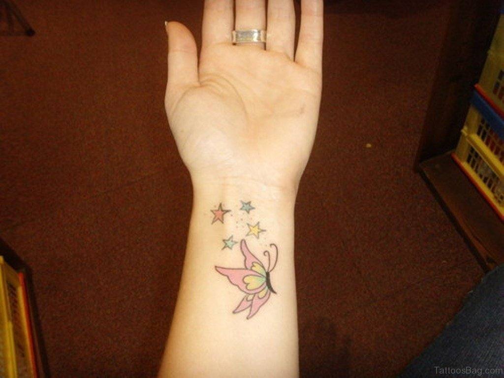 82 Unique Star Tattoos For Wrist inside size 1024 X 768