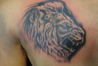 85 Good Looking Lion Tattoos For Chest inside sizing 1024 X 768