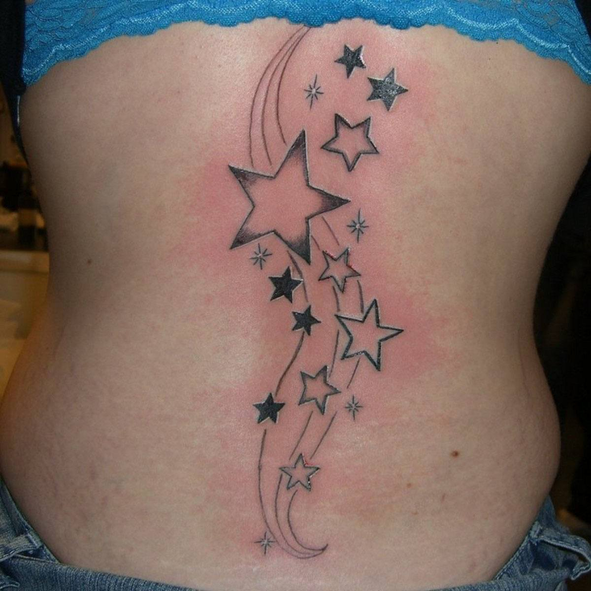88 Beautiful Shooting Stars Tattoo Ideas And Meanings with dimensions 1200 X 1200