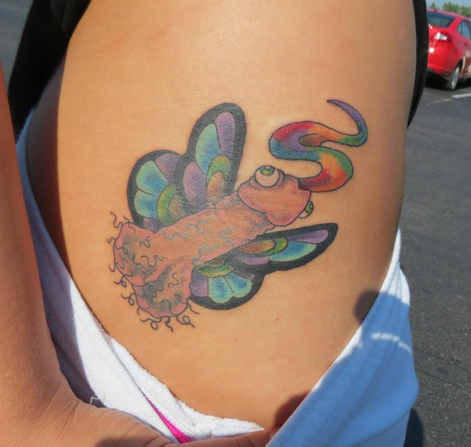 A Butterfly Penis Tattoo So Majestic Nsfw Funny for size 960 X 912