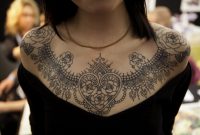 Afficher Limage Dorigine Tatouage Chest Piece Tattoos Lace in proportions 1200 X 800
