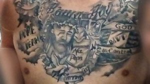 Aj Mccarrons Giant Chest Tattoo Is Spreading Developing Its Own within size 3200 X 1800