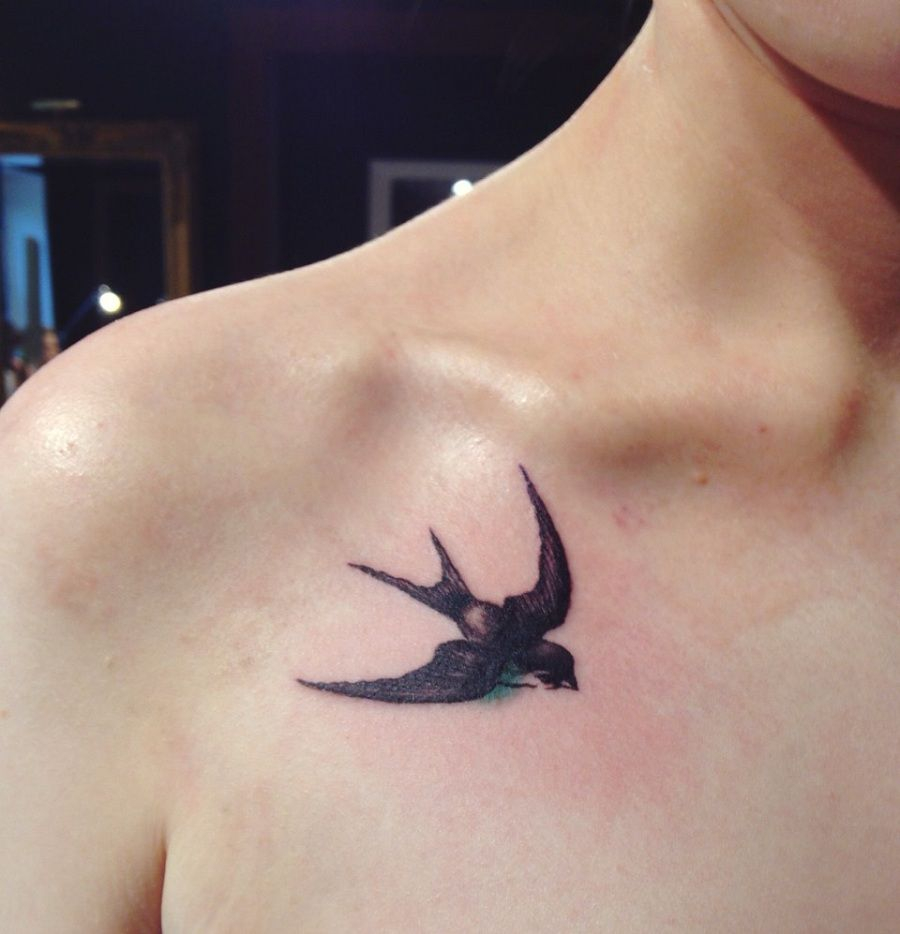 All Swallow Tattoo Designs Symbolize Confidence And Peace Best regarding measurements 900 X 934