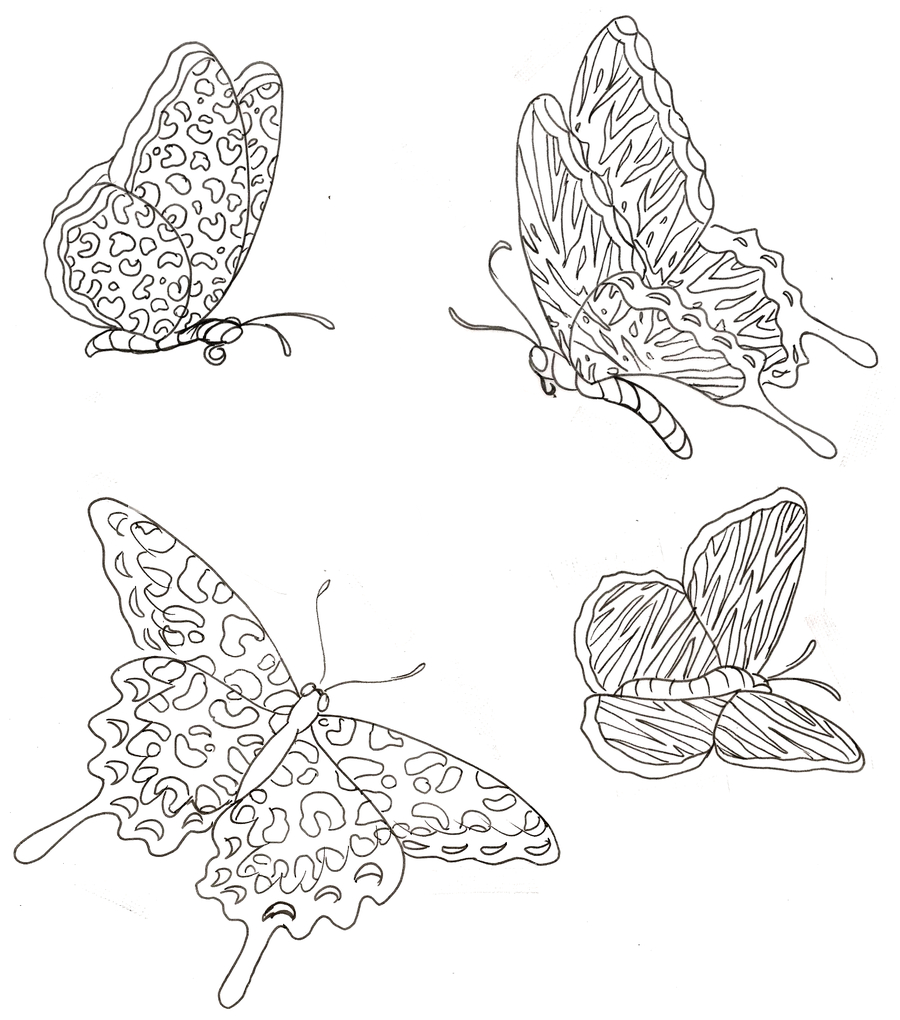 Animal Print Butterfly Tattoos Metacharis On Deviantart for proportions 900 X 1020