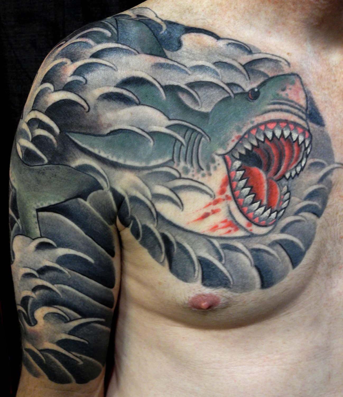 Animals Chest Japanese Neo Traditional Tattoo Slave To The Needle for measurements 1298 X 1500