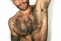 Attractive Handsome White Male Model Shirtless Hairy Chest Armpits pertaining to measurements 1080 X 1175
