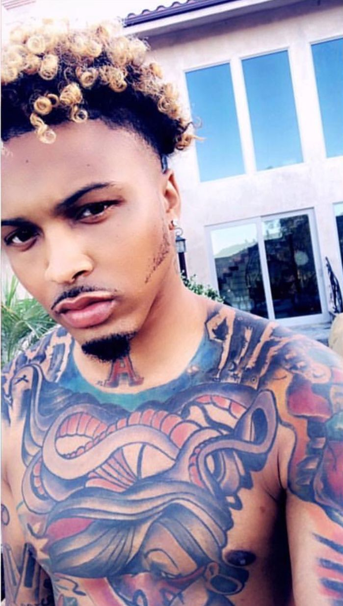 Augs Tattoos Are Poppin B August Antony Alsina In 2019 with regard to sizing 699 X 1236