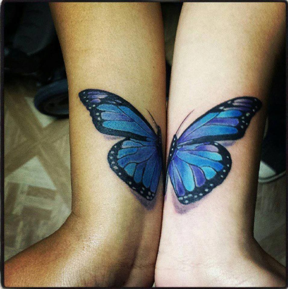Awesome Butterfly Tattoo Idea Bestfriendtattoos Tattoos Quotes regarding size 956 X 960