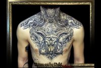 Baphomet Chest Tattoo Ink The Skin Tattoos Chest Tattoo Occult with regard to proportions 3508 X 2480