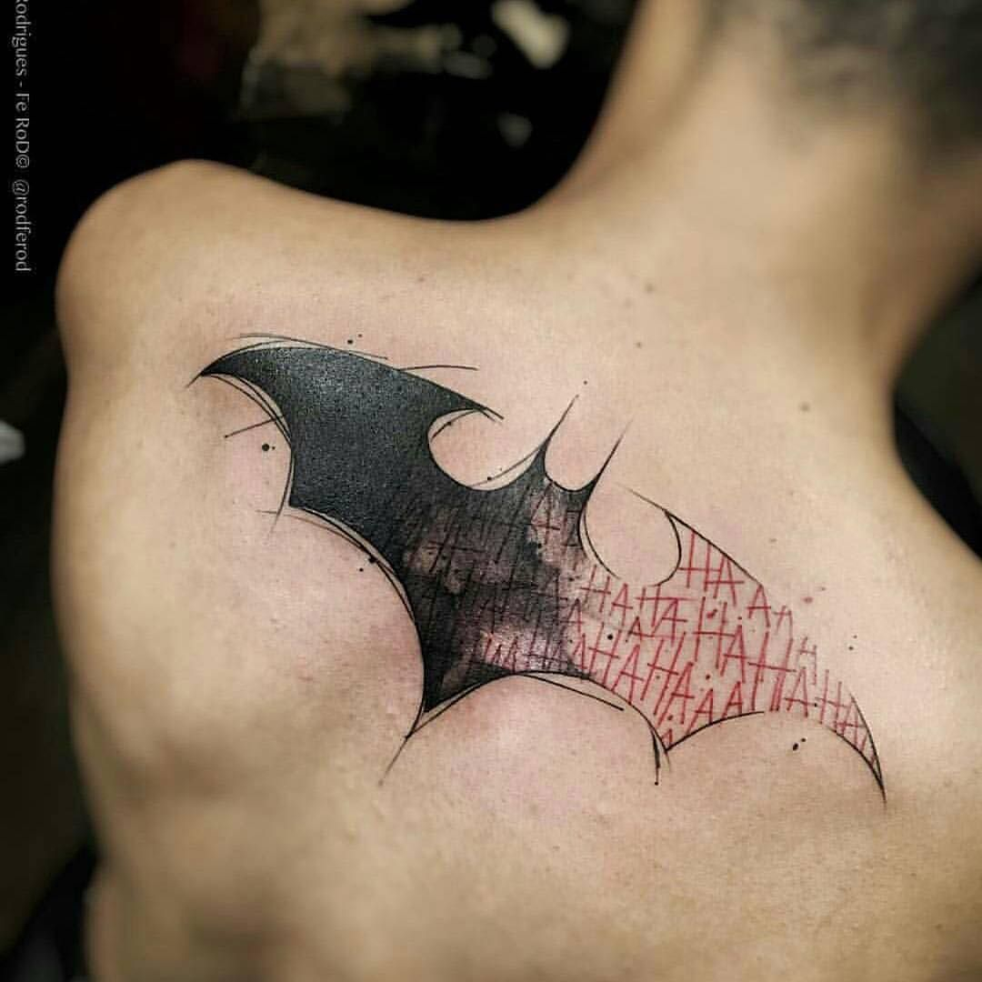 Bat Symbol Chest Tattoo Arm Tattoo Sites