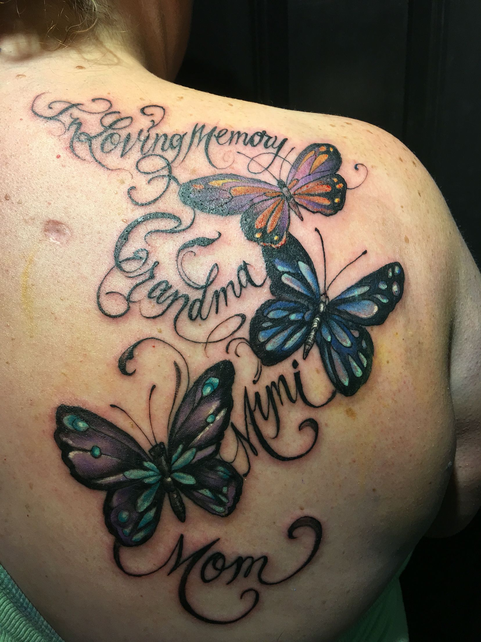 Beautiful Butterfly Tattoo In Memory Tattoos Tattoos Butterfly for proportions 1656 X 2208