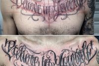 Believe In Yourself Chest Lettering Tattoo Tattoo Envy Tatuagem for size 1125 X 1100