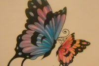 Big Butterflymom Small Butterfly Child Tattoos Kiss Tattoos pertaining to proportions 1024 X 923
