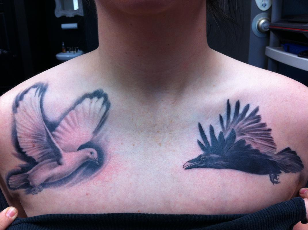 Bird Chest Tattoo Designs Ideas And Meaning Tattoos For You with regard to proportions 1071 X 800