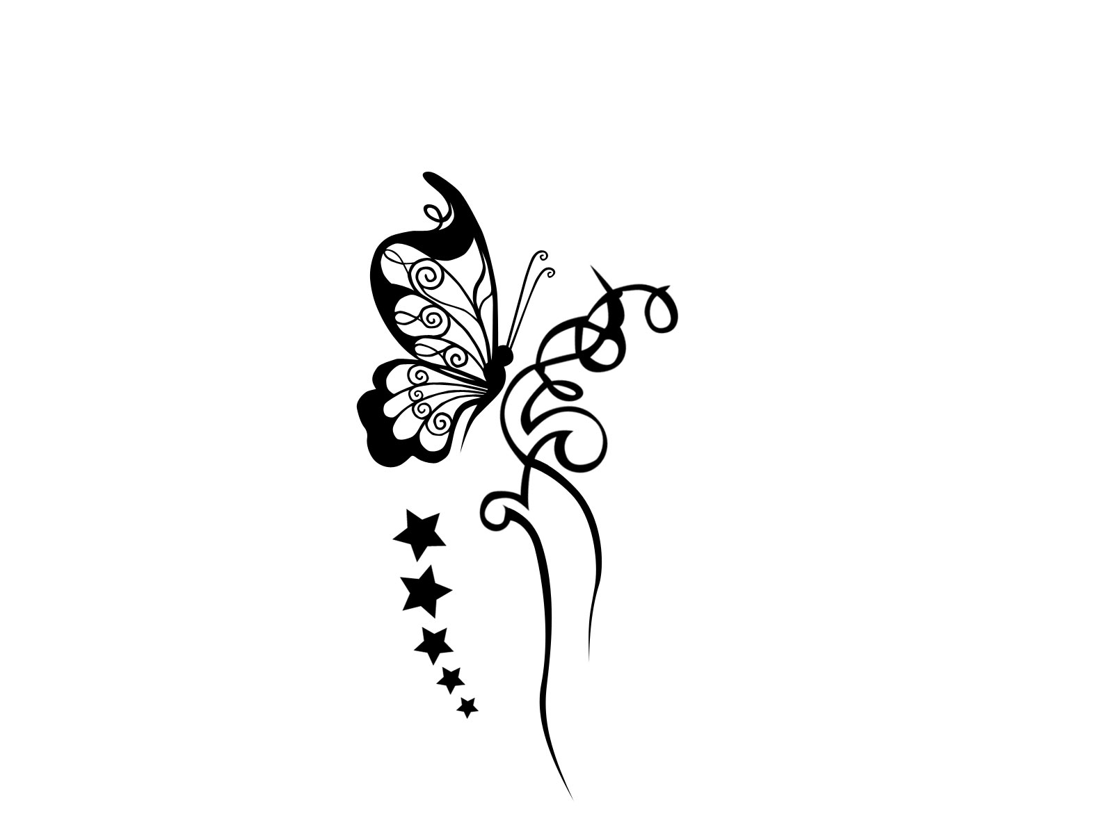 Black And White Butterfly Tattoos Designs Tattoos Designs Ideas in sizing 1600 X 1200