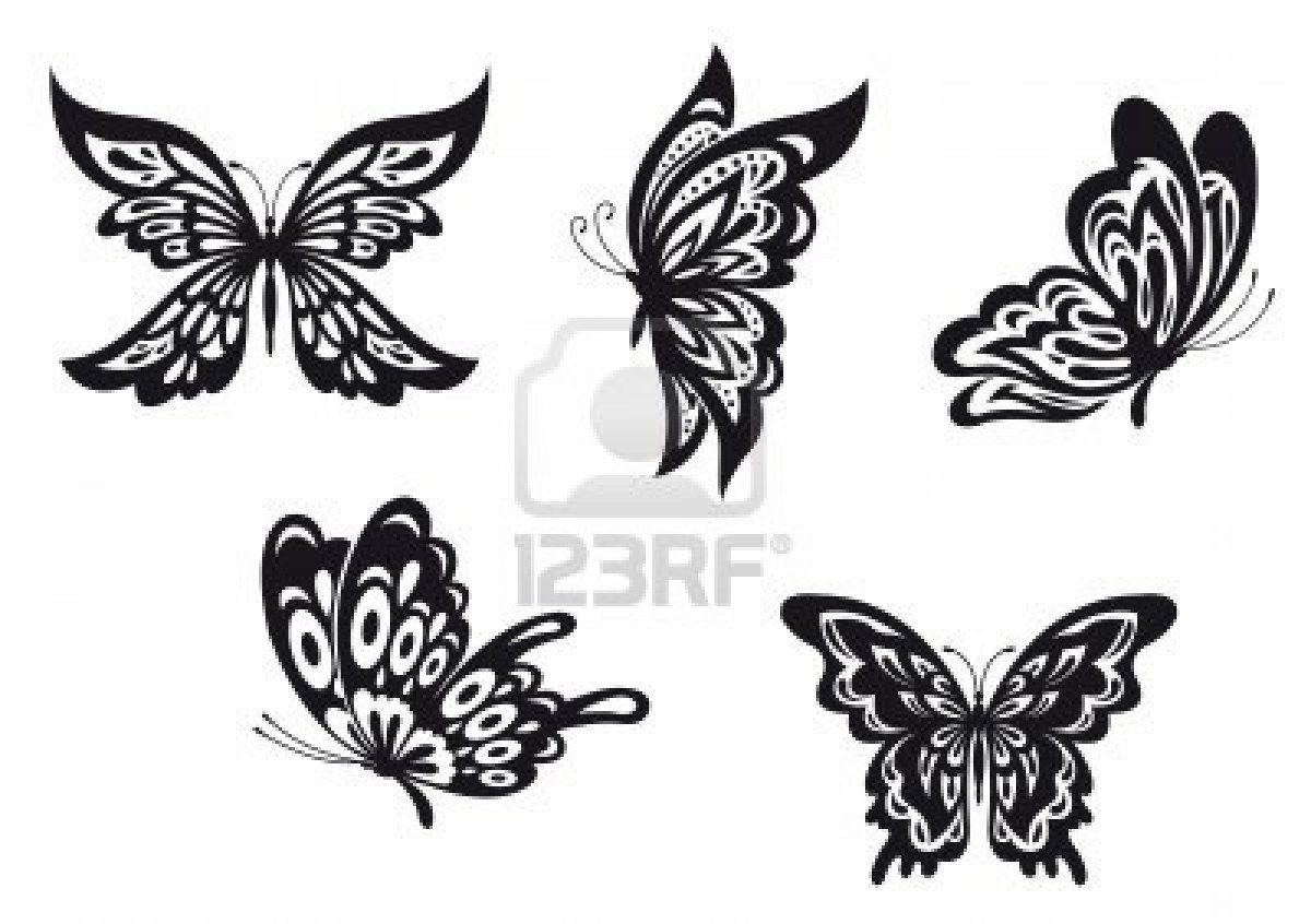 Black Butterfly Tattoo On Hip Lots Of Black Butterfly Tattoo Designs pertaining to size 1200 X 846