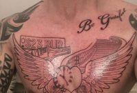 Black Grey Memorial Tattoo Ideas Memorial Chest Tattoo within sizing 1000 X 1334