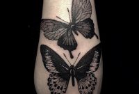 Black Work Butterfly Tattoo On The Forearm Butterfly Tattoo Ideas inside sizing 1080 X 1080