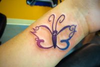 Boy Girl Twin Tattoo Transition From Pink To Blue Butterfly For within dimensions 2448 X 3264