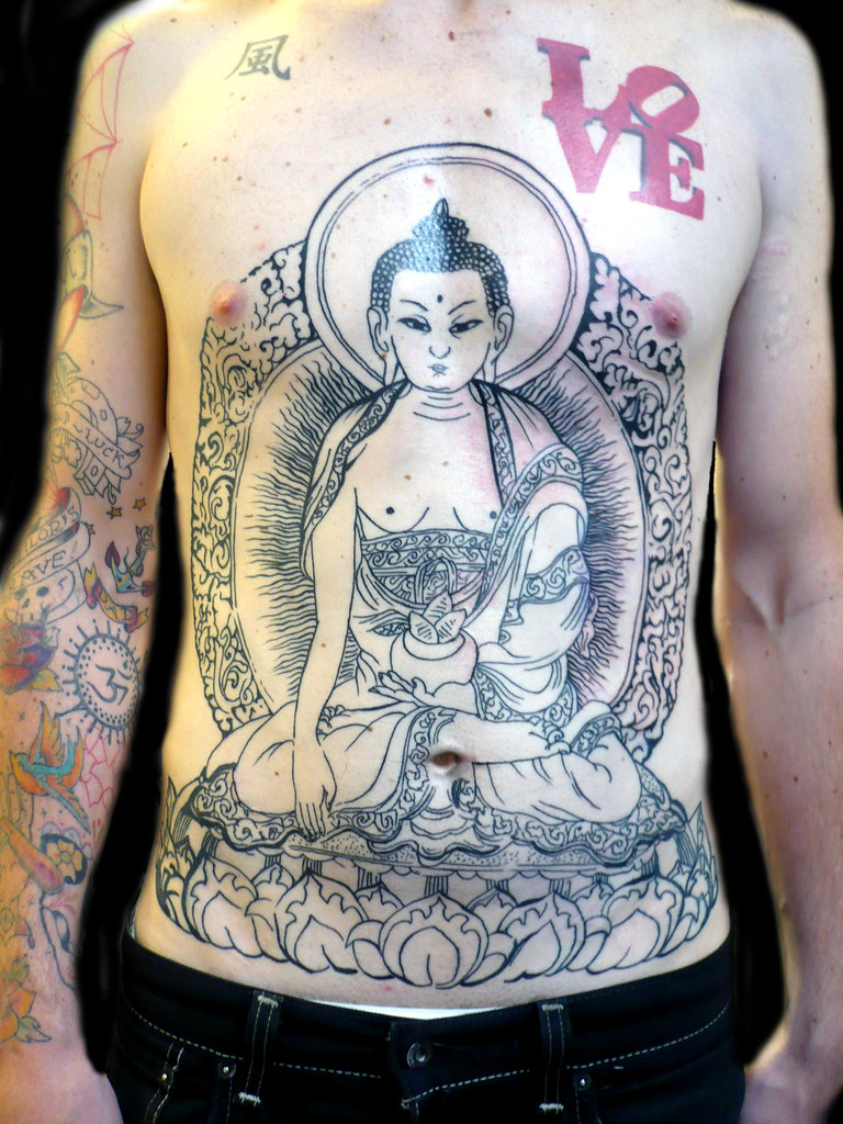 Buddha Chest Tattoo Matt Heft Flickr pertaining to measurements 768 X 1024