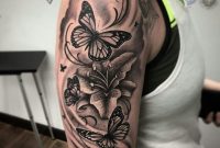 Butterflies And Lilies Tattoo Ideas Tattoos Rose Butterfly intended for sizing 1080 X 1080