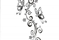 Butterflies And Swirls Tattoo Design Lynettecooperdeviantart with regard to sizing 900 X 1237