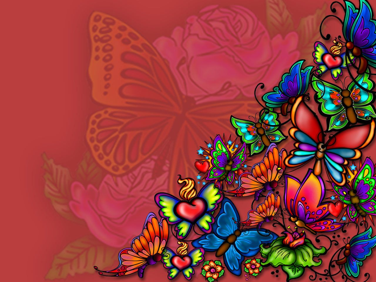 Butterflies Tattoo Church Primary Butterfly Wallpaper Butterfly regarding sizing 1280 X 960