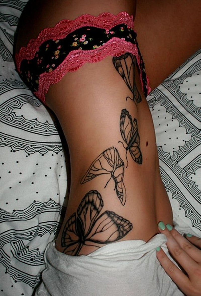 Butterflies Tattoo On Side Tattoos Book 65000 Tattoos Designs for measurements 800 X 1179