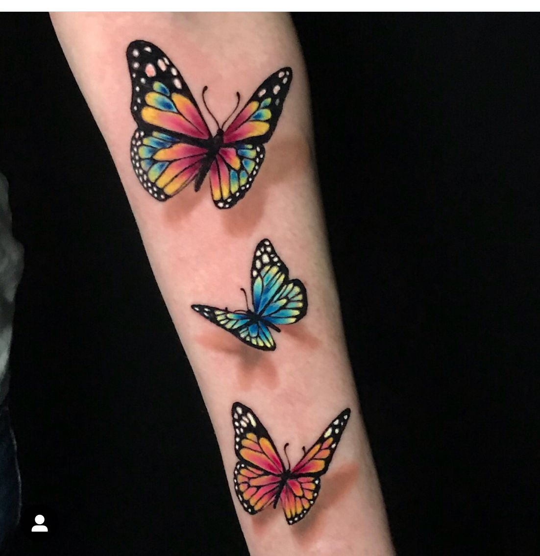 Butterfly 3d Tattoo Color Tattoopiercing Tattoos Latest Tattoo within dimensions 1102 X 1135