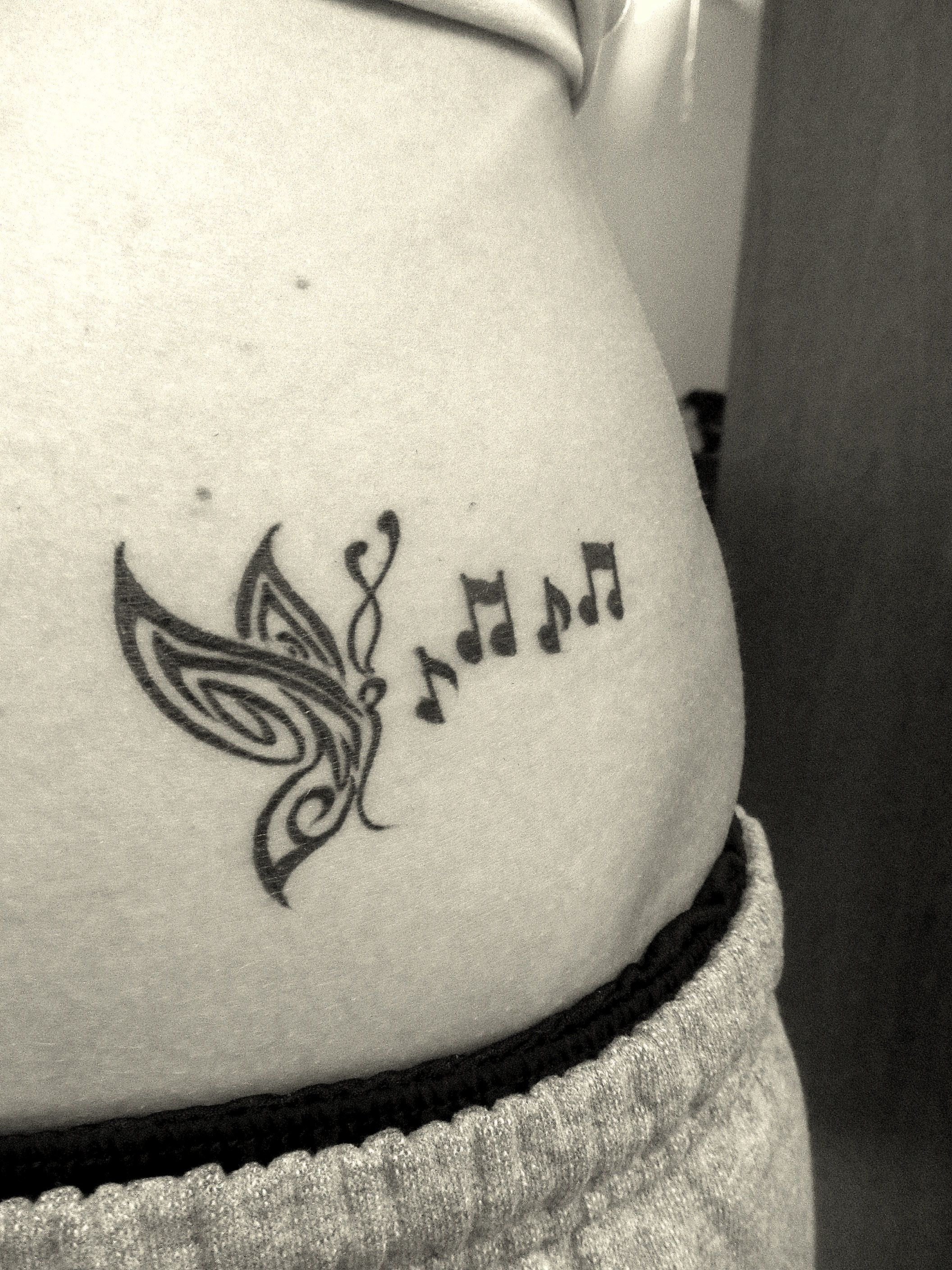 Butterfly And Music Notes Ink Inspired Tattoos Tattoo Quotes inside size 2112 X 2816