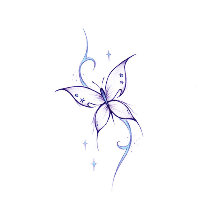 Butterfly Angel Tattoo Design Tattoo Ideas intended for measurements 895 X 891