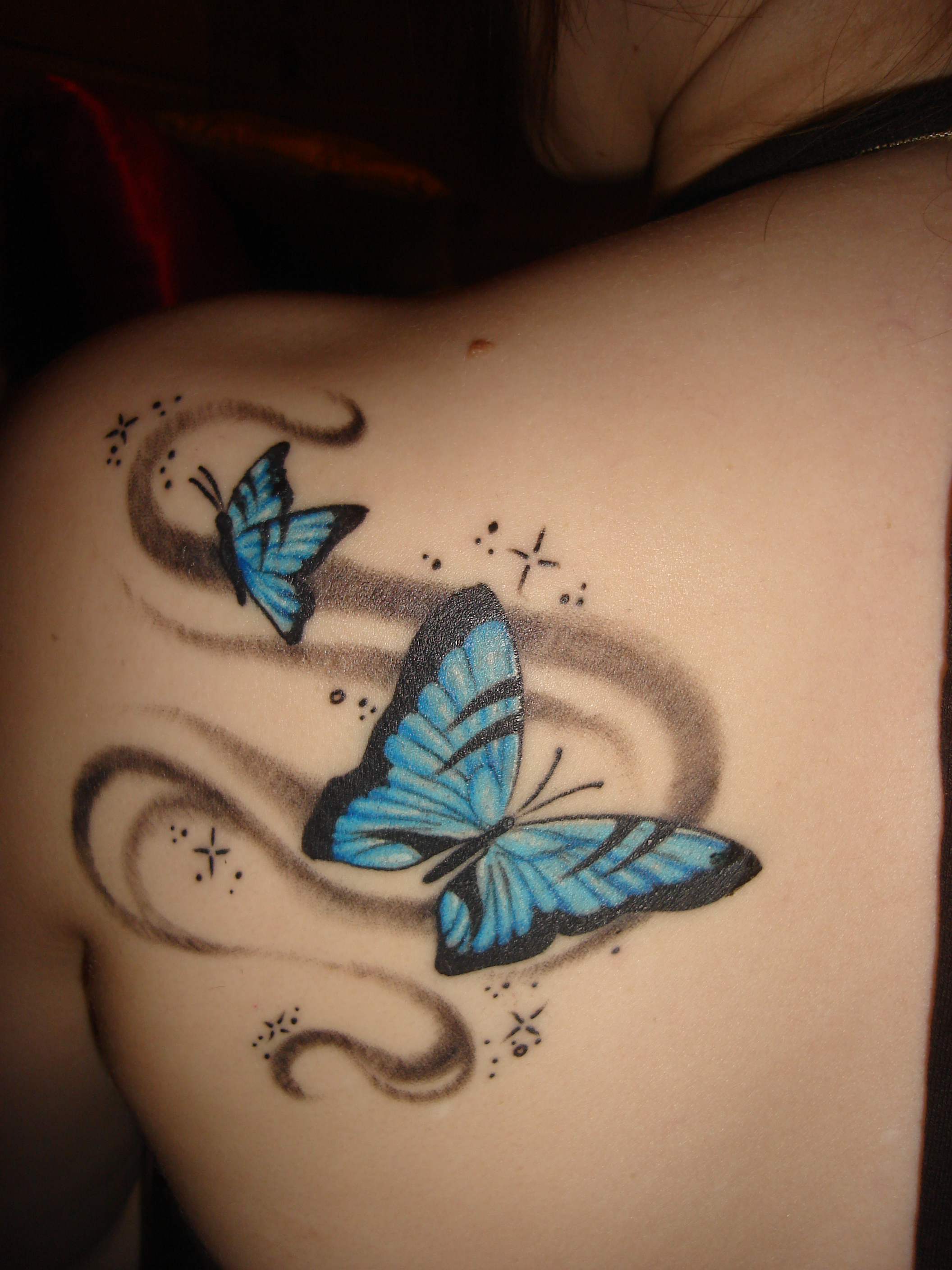 Butterfly Back Tattoos with size 2112 X 2816
