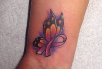 Butterfly Cancer Ribbon Tattoo Creativefan inside proportions 960 X 960