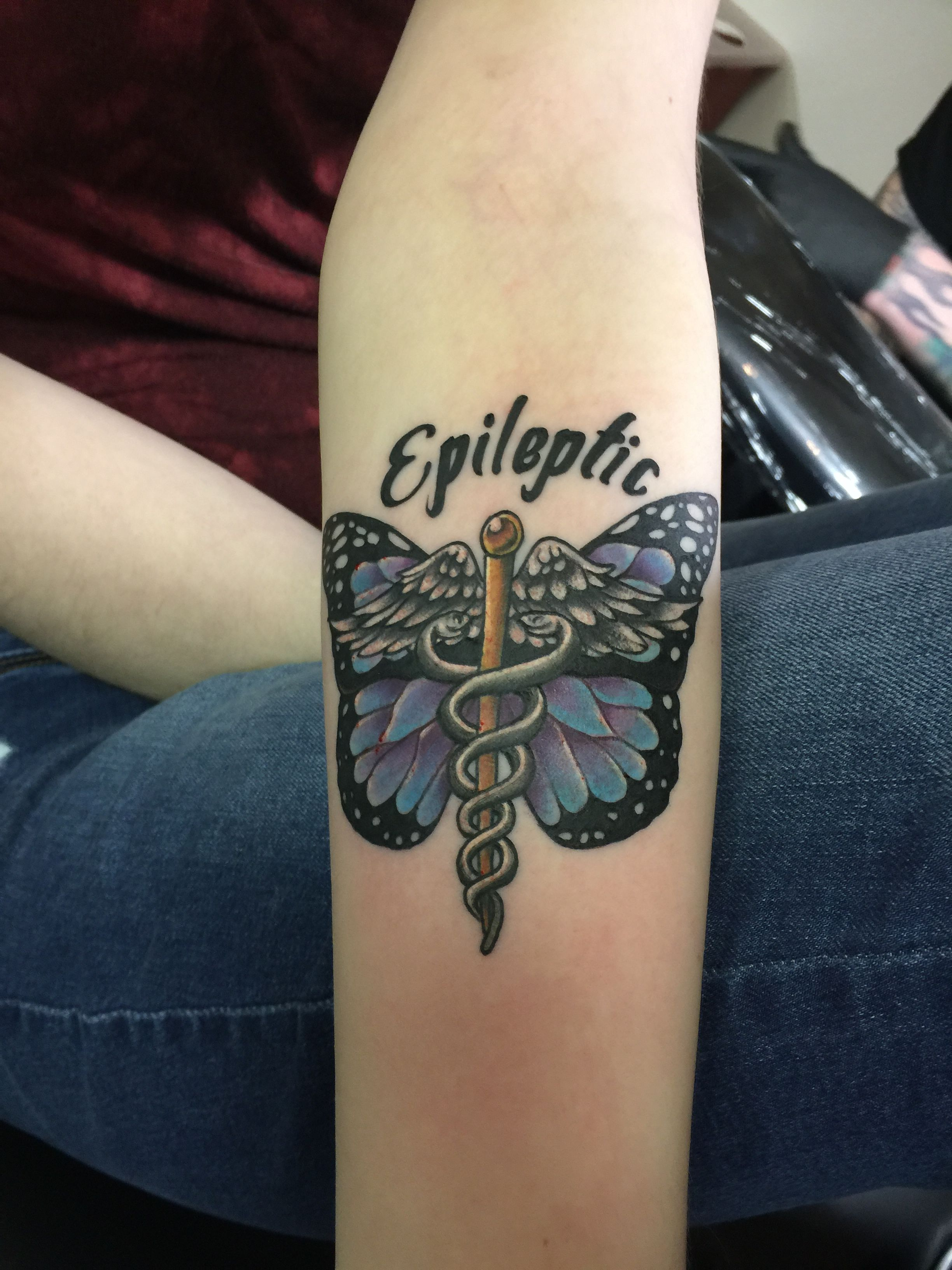 Butterfly Epileptic Tattoo Tattoos Medical Alert Tattoo Tattoos with regard to proportions 2448 X 3264