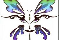 Butterfly Face Temporary Tattoo Want To Know More Click On The inside sizing 1500 X 1500