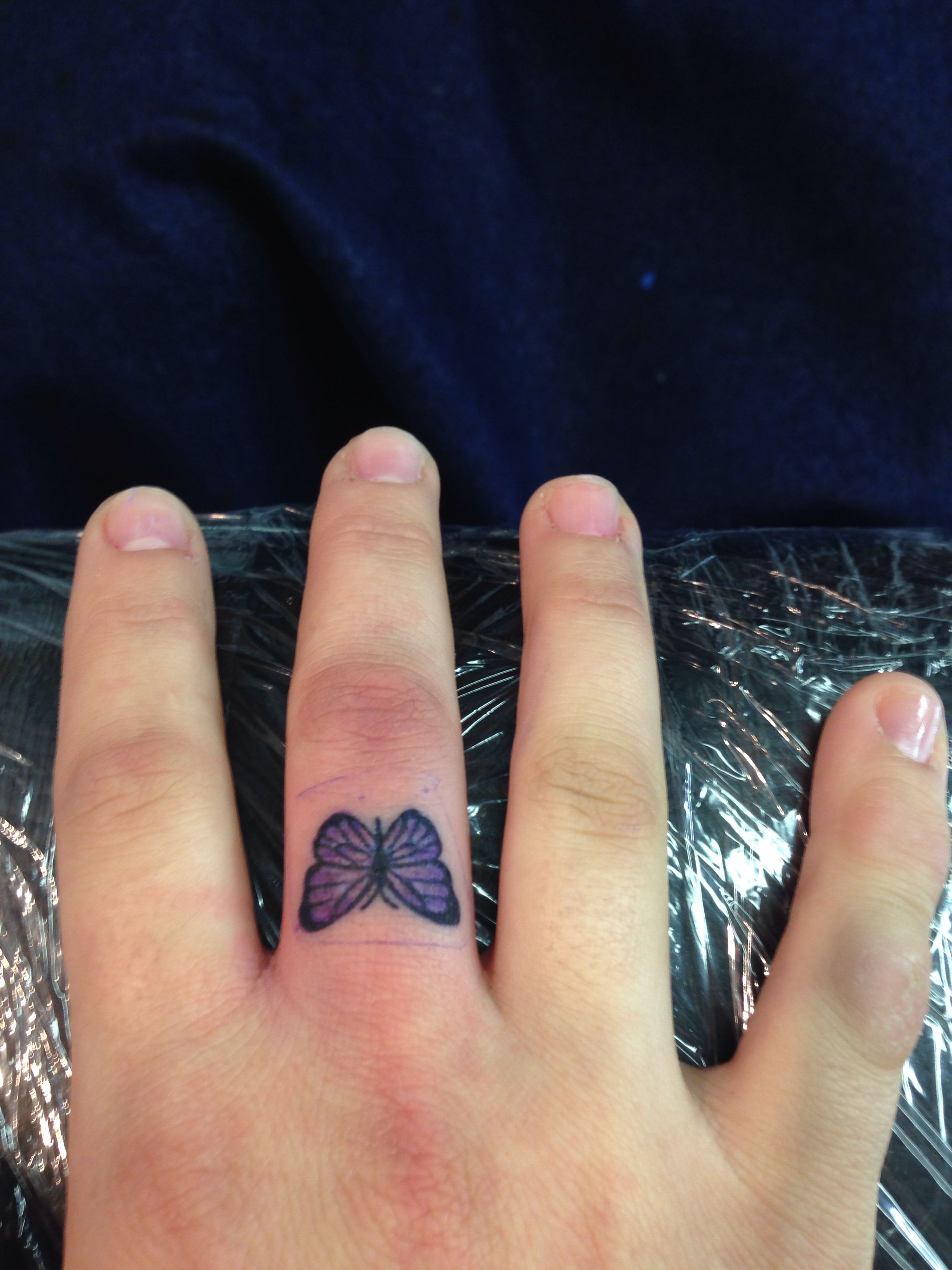 Butterfly Finger Tattoo Number Two Tattoos Tattoos Finger in measurements 2448 X 3264